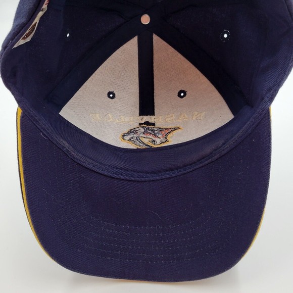 Nashville Predators Embroidered Logo NHL Hockey Adjustable Strapback Hat Cap - Picture 7 of 9